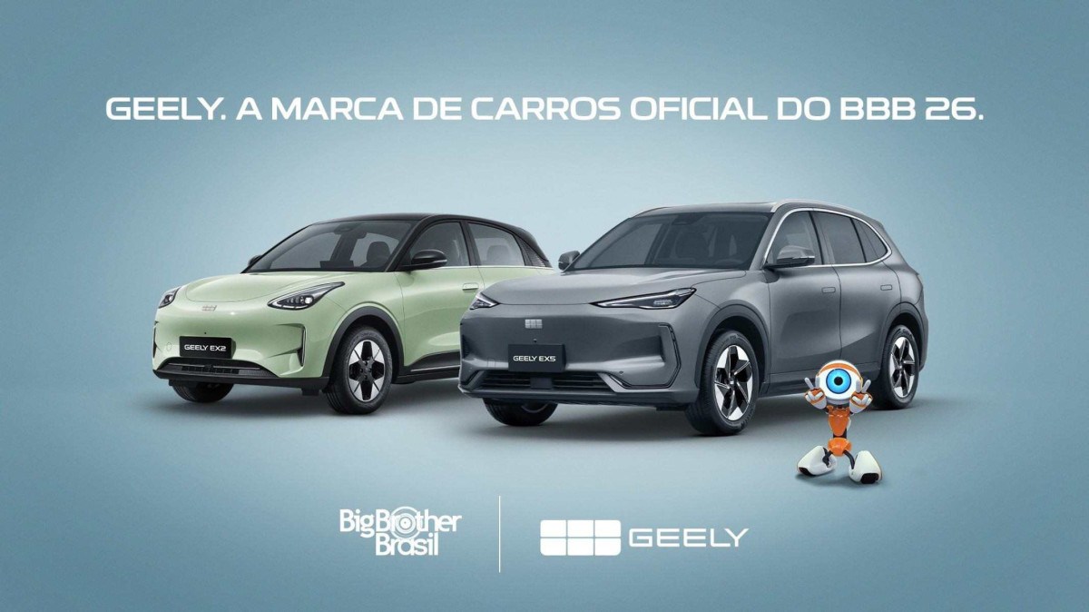 Geely é a nova patrocinadora do BBB 26