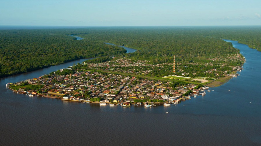 Afu&aacute;, a "Veneza Marajoara" que se destaca pela aus&ecirc;ncia de carros e integra&ccedil;&atilde;o com a natureza amaz&ocirc;nica. -  (crédito: Divulga&ccedil;&atilde;o/Prefeitura)