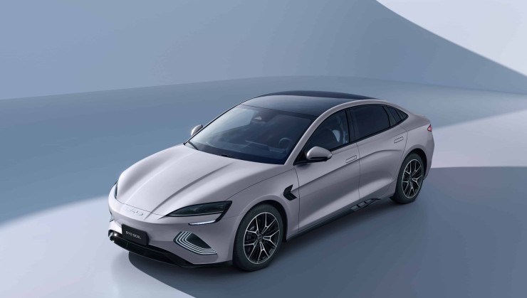 BYD Seal 2026 ganhou novidades na Europa -  (crédito: Divulga&ccedil;&atilde;o/BYD)