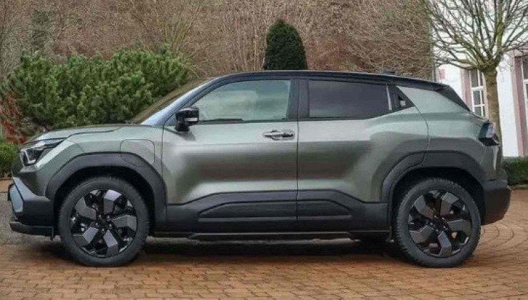 Suzuki e-Vitara de lado -  (crédito: Divulgação/Suzuki)