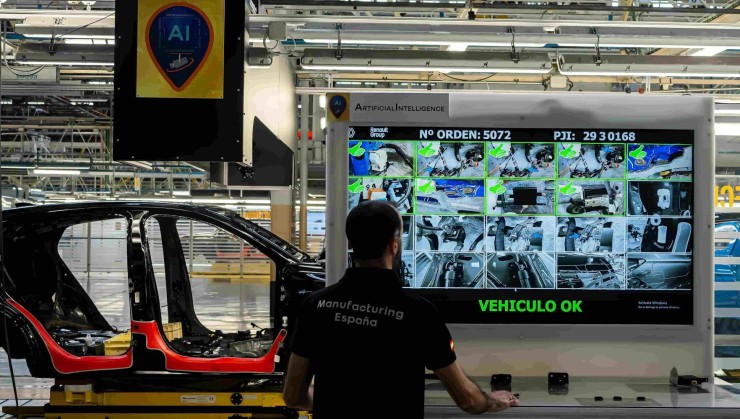 Renault utiliza Intelig&ecirc;ncia Artificial para supervisionar processos de produ&ccedil;&atilde;o; fabrica brasileira usa o mesmo padr&atilde;o da Europa