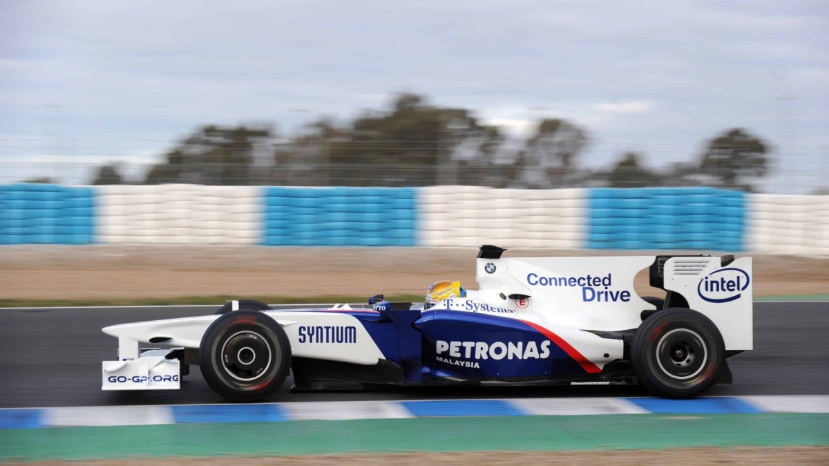 BMW-Sauber F1.09 disputou a temporada de 2009 da F&oacute;rmula 1, a &uacute;ltima da BMW