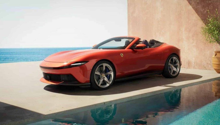 Ferrari Amalfi Spider mant&eacute;m carroceria id&ecirc;ntica ao Amalfi Coup&eacute; -  (crédito: Divulga&ccedil;&atilde;o)