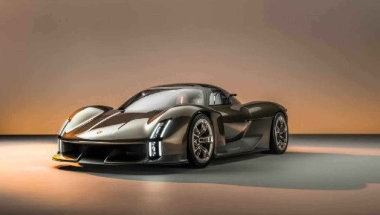 Simulação de novo hipercarro da Porsche -  (crédito: Divulgação/Porsche)