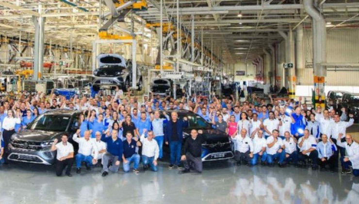 Volkswagen T-Cross chegou a marca de 600 mil unidades produzidas no Brasil -  (crédito: Divulgação/Volkswagen)