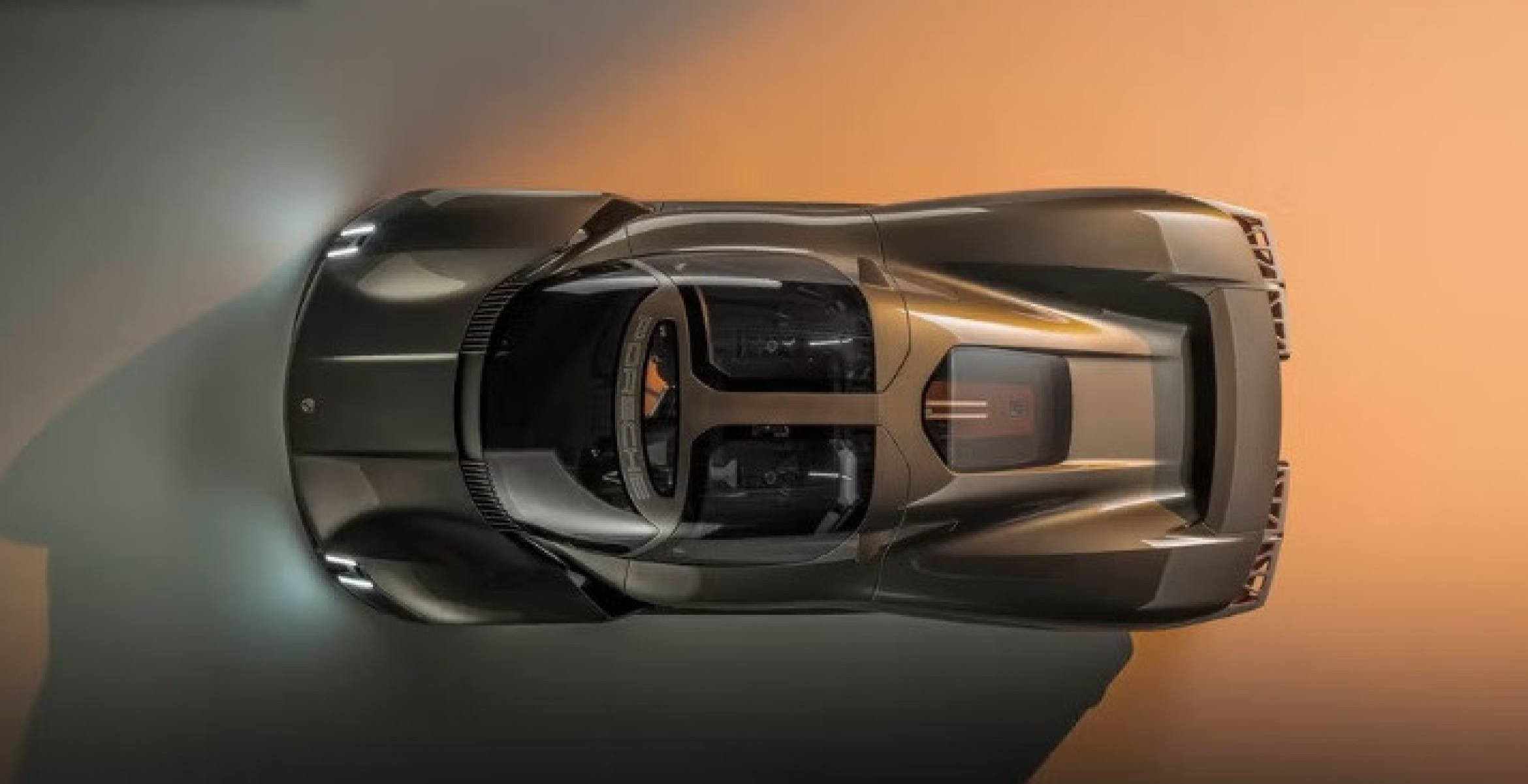 Simula&ccedil;&atilde;o de novo hipercarro da Porsche
