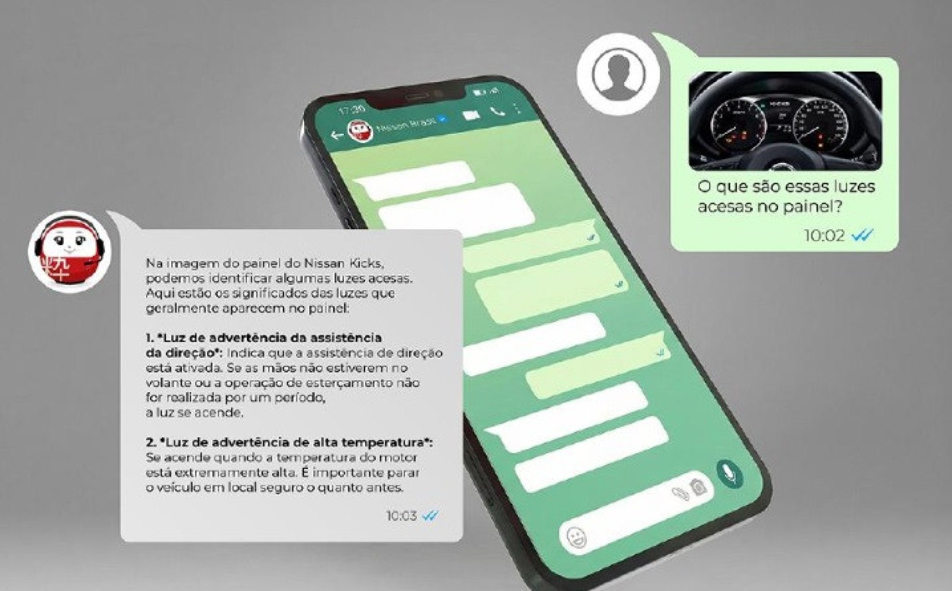 Nissan usa IA do WhatsApp para facilitar acesso ao manual do Kicks