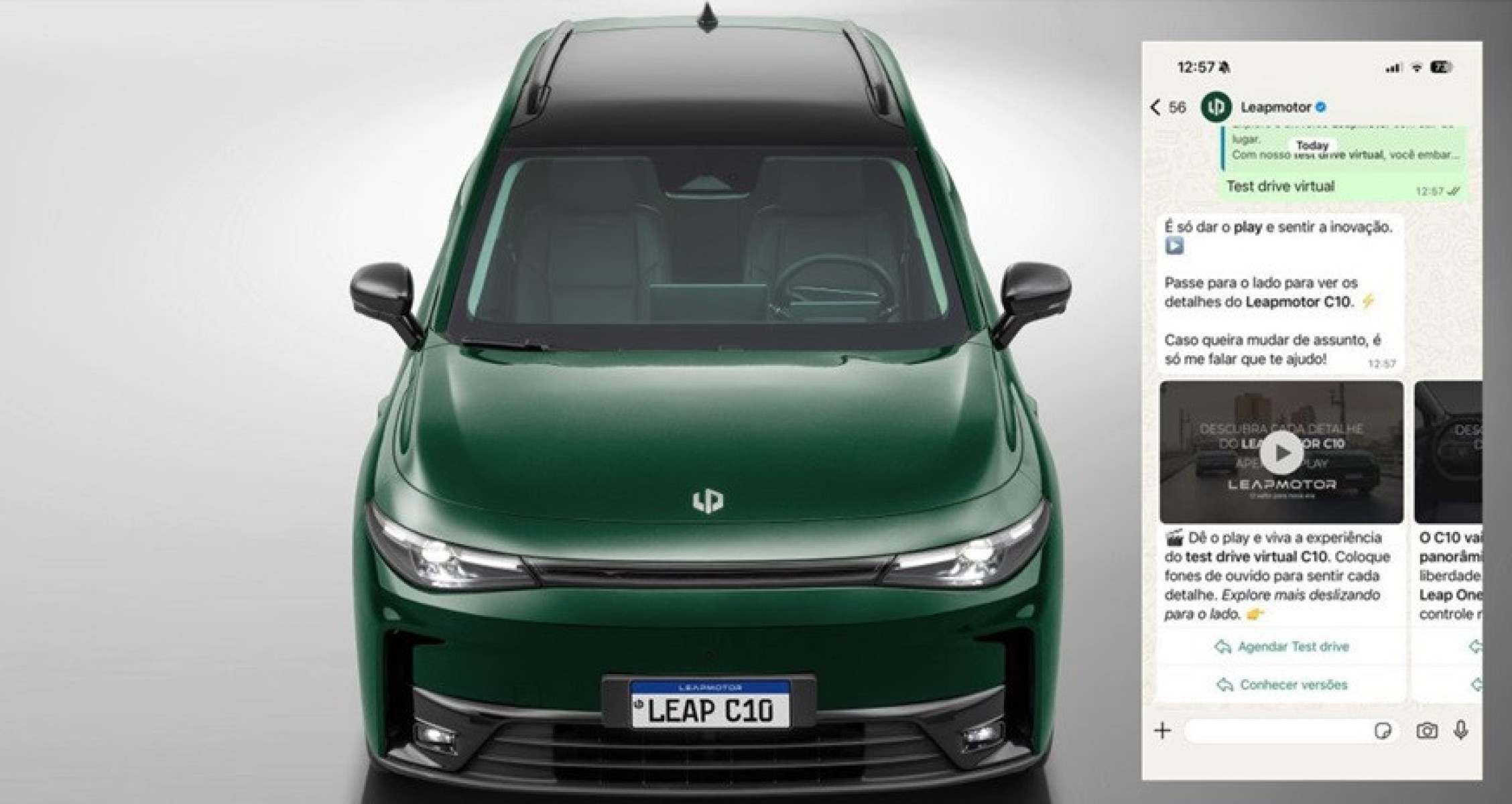 Leapmotor usa IA generativa para vender carros no Brasil