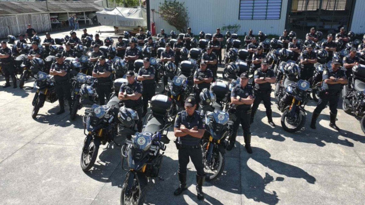 Suzuki V-Strom 800DE, de 800 cilindradas, serão utilizadas no patrulhamento tático da GCM