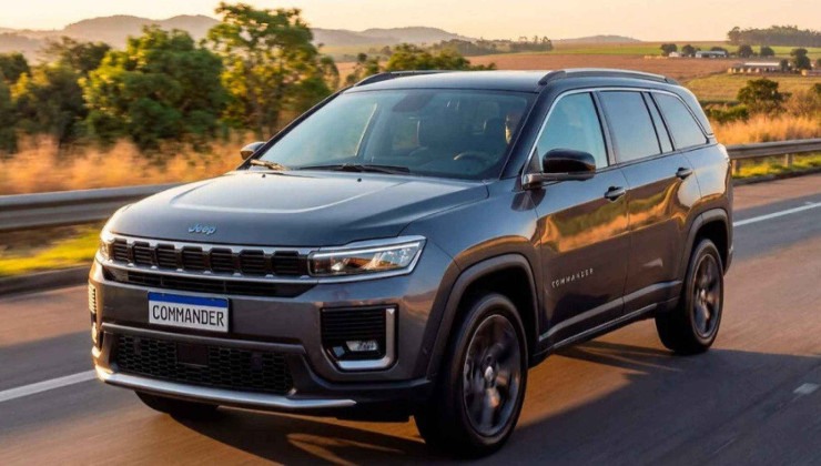 Jeep Commander 2027 em movimento -  (crédito: Divulgação/Stellantis)