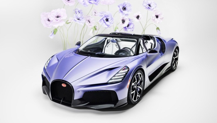Bugatti Mistral Caroline, modelo exclusivo a uma única unidade -  (crédito: Bugatti/Divulgação)