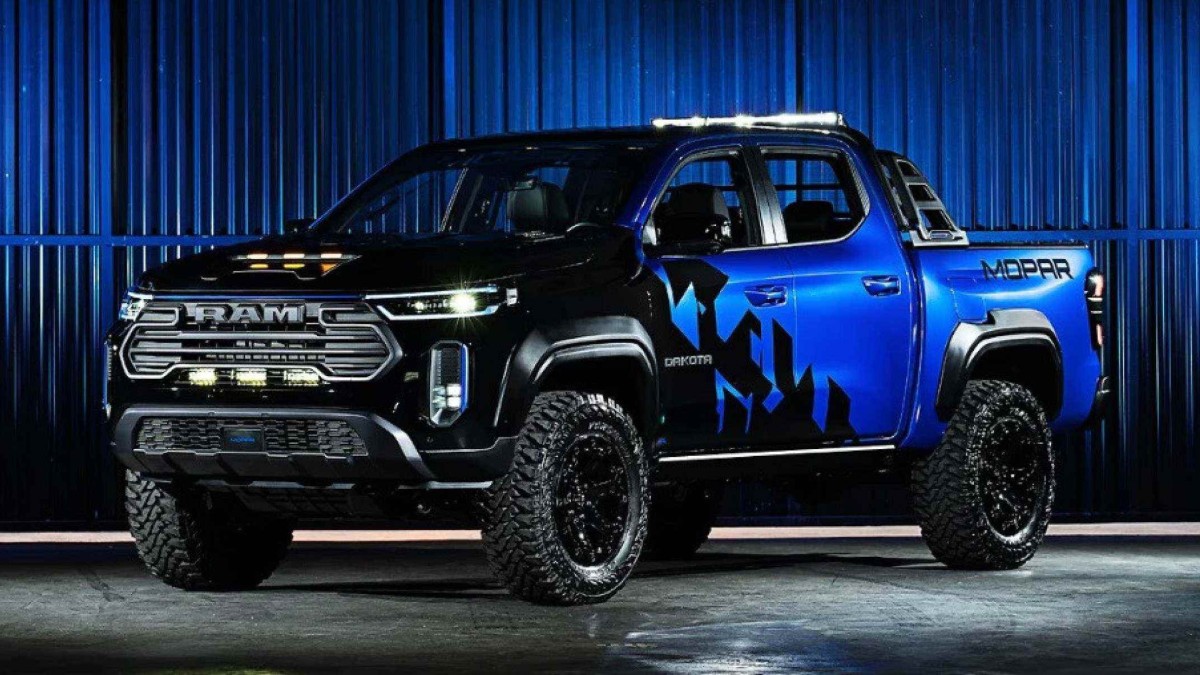 Ram Dakota de frente