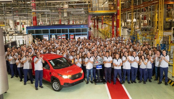 Polo Automotivo de Betim &eacute; o principal respons&aacute;vel pelo volume de produ&ccedil;&atilde;o da Stellantis na Am&eacute;rica do Sul -  (crédito: Divulga&ccedil;&atilde;o/Stellantis )
