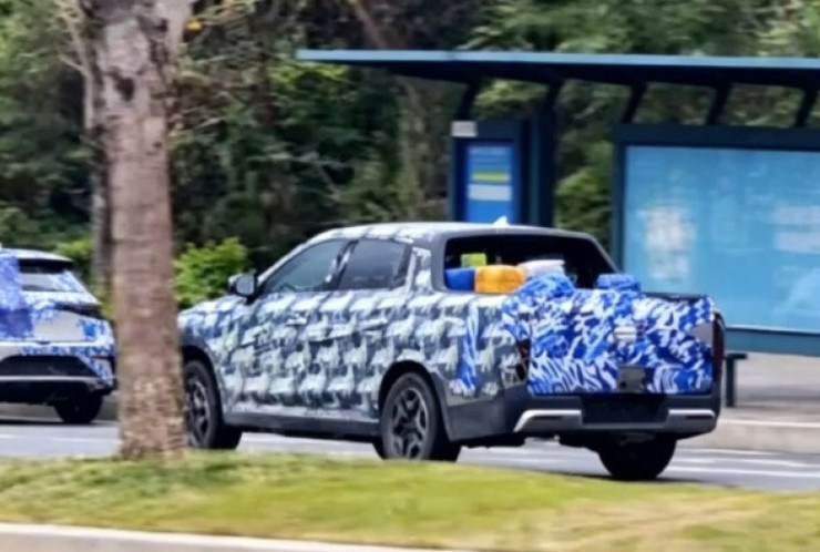 Picape anti-Toro da BYD em fase de testes na China