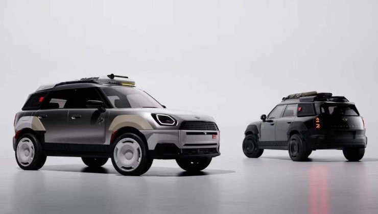 Mini Countryman receberá alto-falantes externos para eventos e apresentações  -  (crédito: Mini/Divulgação)