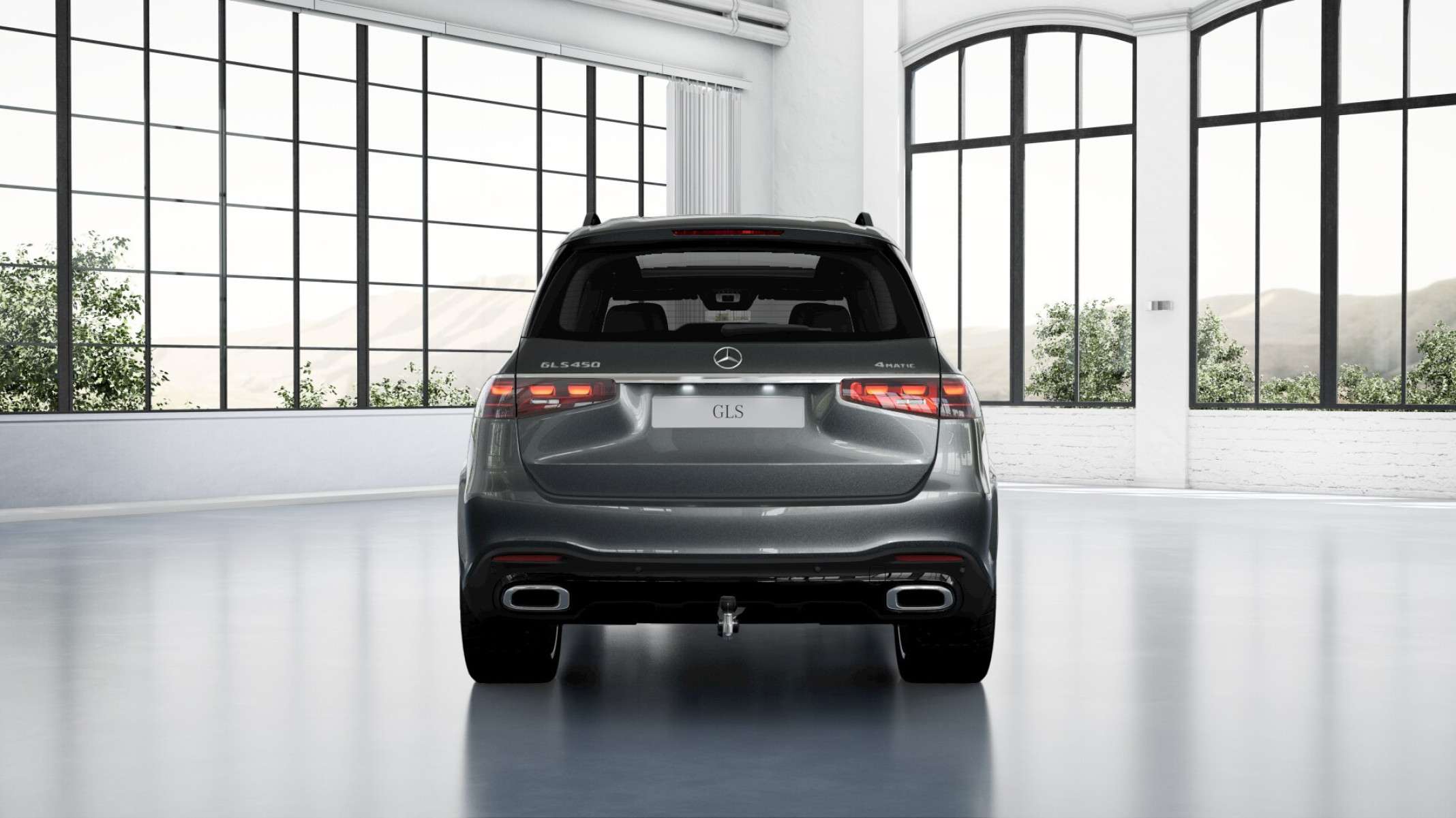 Mercedes-Benz GLS 450 2026/26 visto por tr&aacute;s