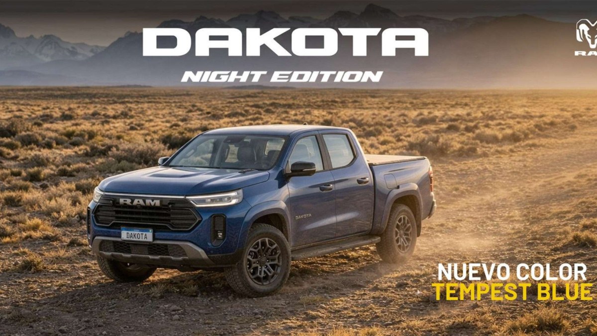 Ram Dakota Night Edition mostrada na Argentina pode ser lançada no Brasil em breve