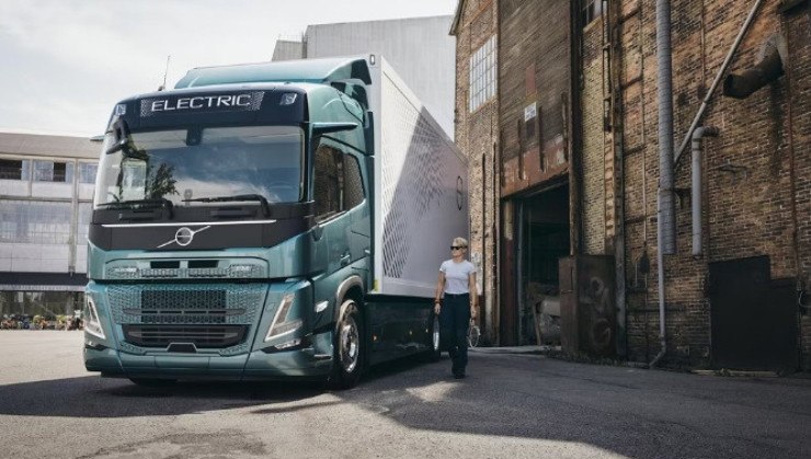 Caminhão da Volvo obteve nota máxima em teste de segurança -  (crédito: Divulgação/Volvo)