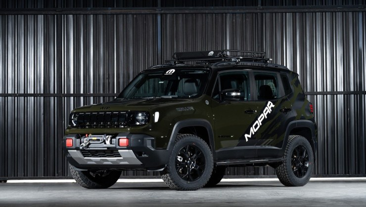 Jeep Renegade costumizado com acessórios Mopar -  (crédito: Divulgação/Stellantis)