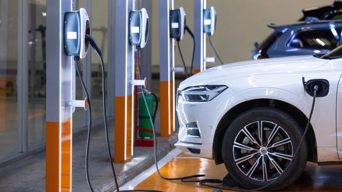 Estação de carregamento para carro elétrico    