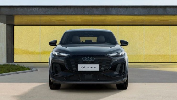 Audi Q6 Sportback e-tron de frente -  (crédito: Divulgação/Audi)