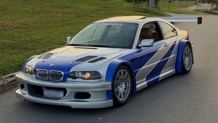 Modelo criado a partir de uma BMW M3 pelo influenciador Guilherme Moreira (@guibxl) 