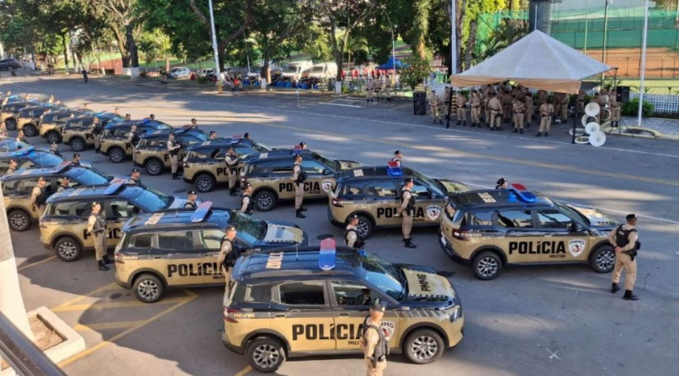 Citroen Aircross vira viatura da PM em Minas Gerais