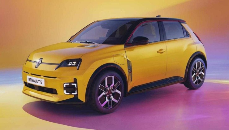 Renault 5 E-Tech amarelo -  (crédito: Divulgação/Renault)