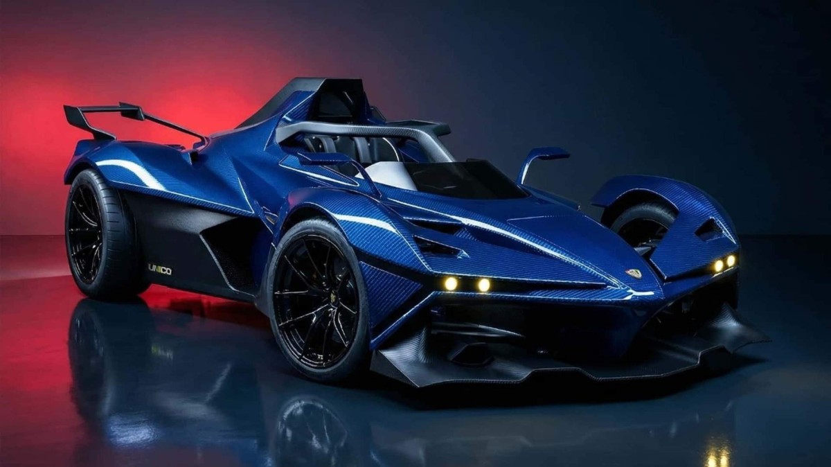 O Super Veloce UNICO é um esportivo nacional feito de fibra de carbono