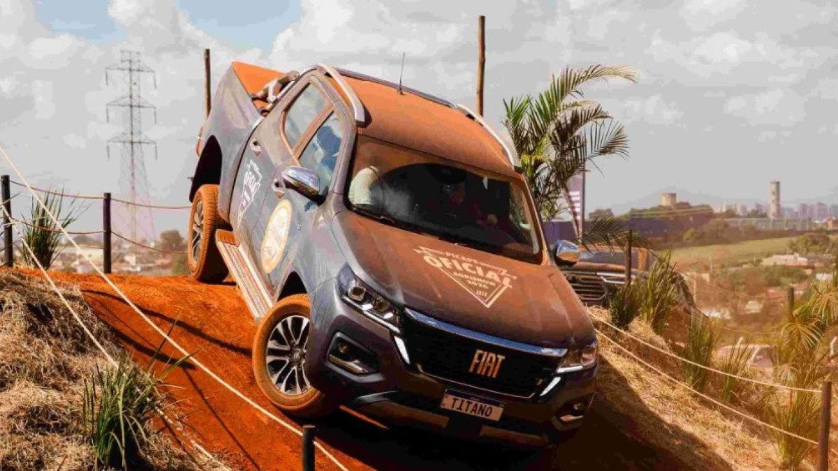 Fiat Titano em test drive na Agrishow