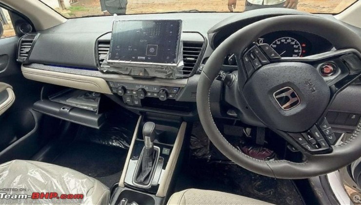 Honda City 2027 tem central multim&iacute;dia estilo tablet