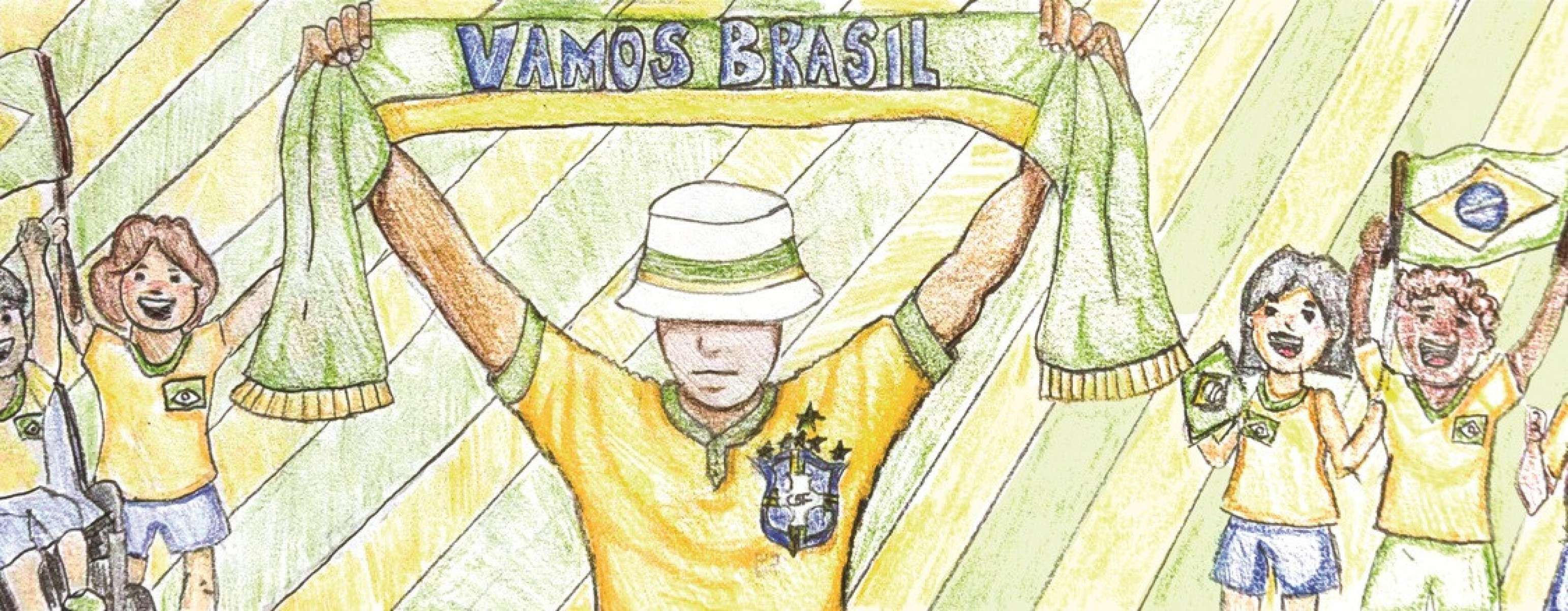 Hyundai exibe desenho que estampará ônibus da seleção na Copa do Mundo