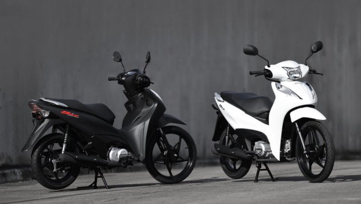 Honda Biz125 2027 opções de cores -  (crédito: Divulgação/Honda)