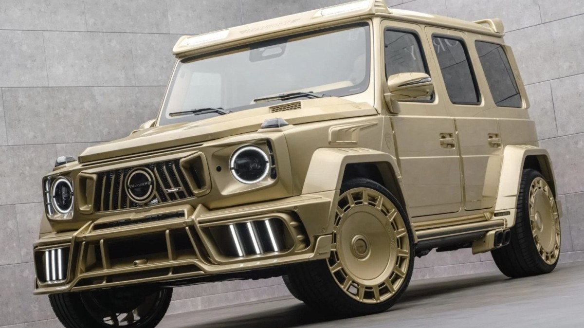 A Mansory transformou uma G63 em um SUV dourado exclusivo