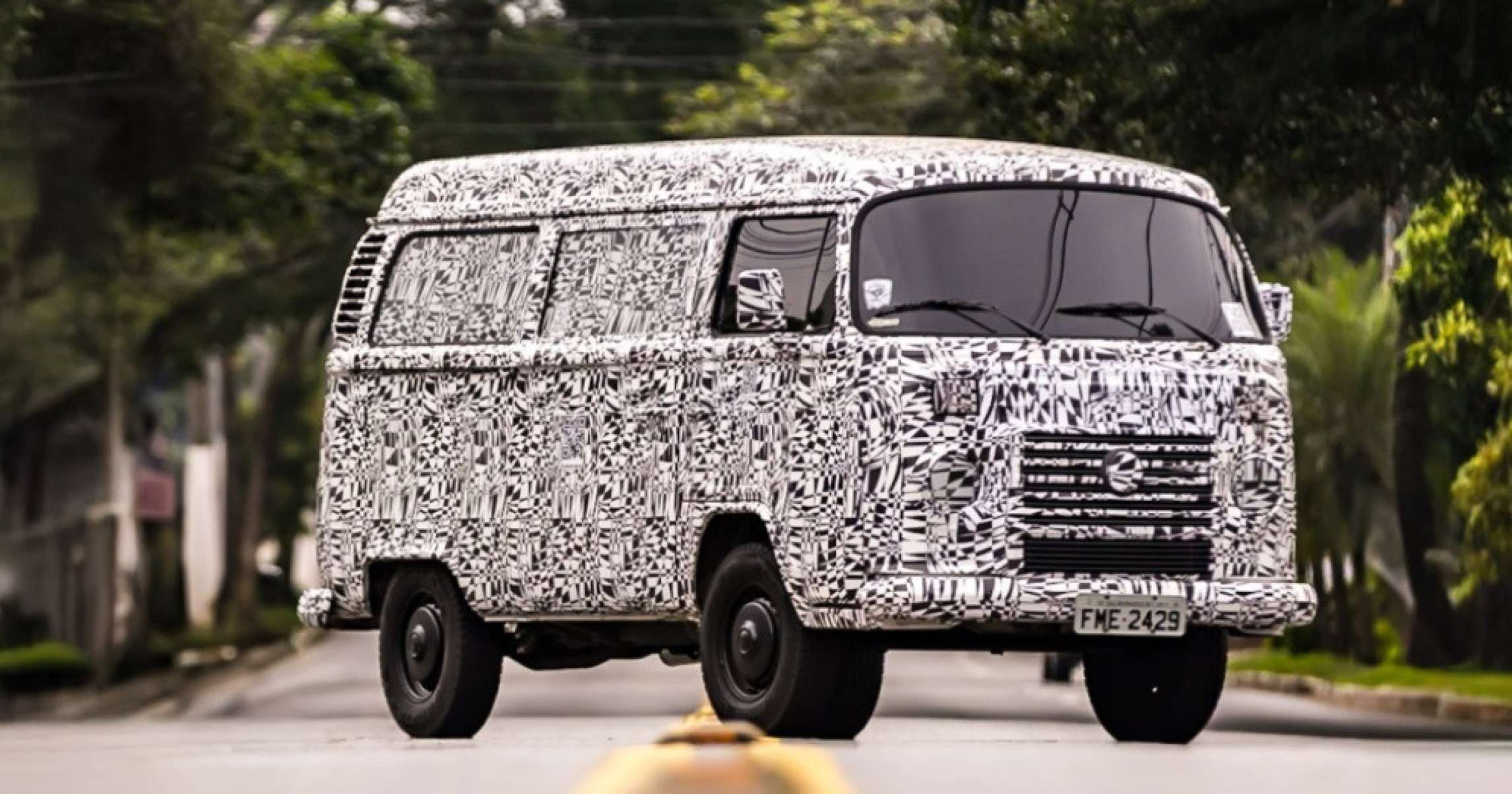 Kombi camuflada estar&aacute; em exibi&ccedil;&atilde;o