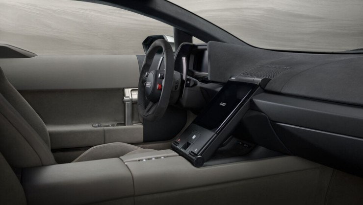 Audi Nuvolari tem interior minimalista