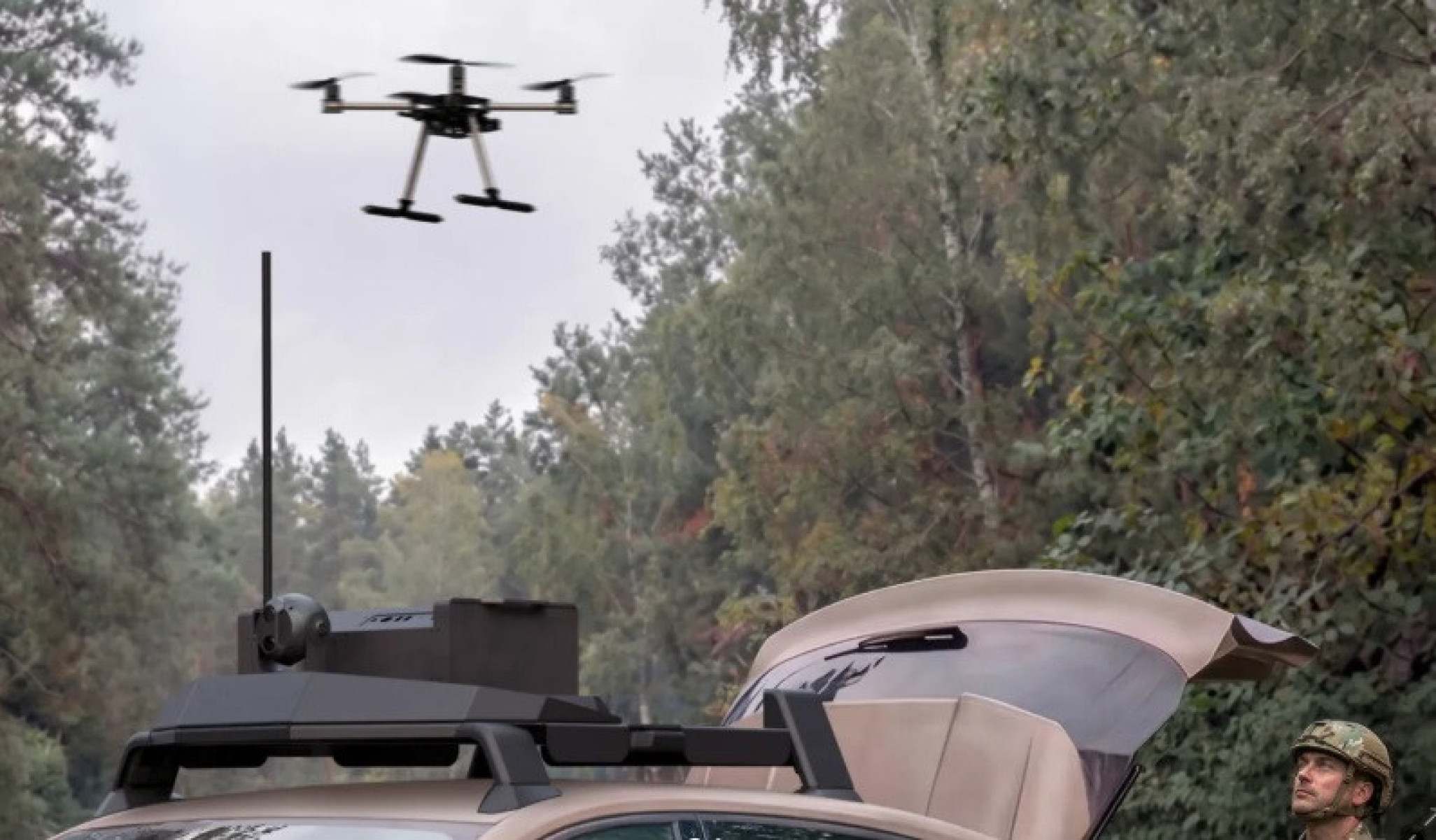 Renault transformou SUV em carro militar