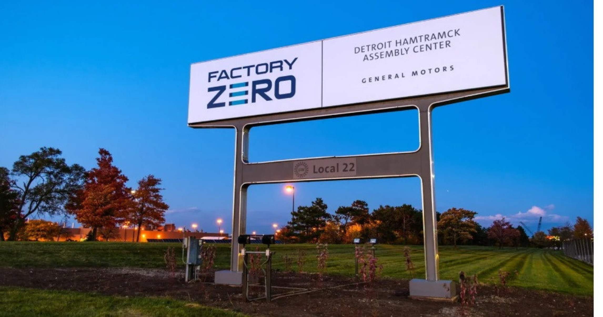 F&aacute;brica da General Motors em Detroit, nos EUA