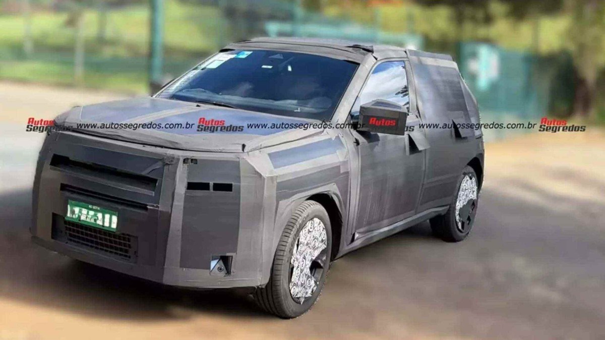 Flagra do novo Fiat Argo