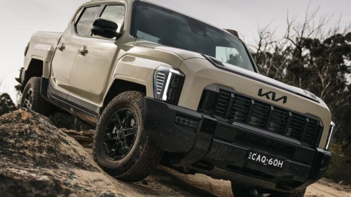Kia Tasman foi alvo de criticas no lançamento por conta do visual ousado