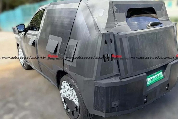 Flagra do novo Fiat Argo