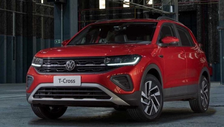 O Volkswagen T-Cross 2024/2025 precisa de atualiza&ccedil;&atilde;o de software para corrigir falha no painel de instrumentos. -  (crédito: Divulga&ccedil;&atilde;o/VW)