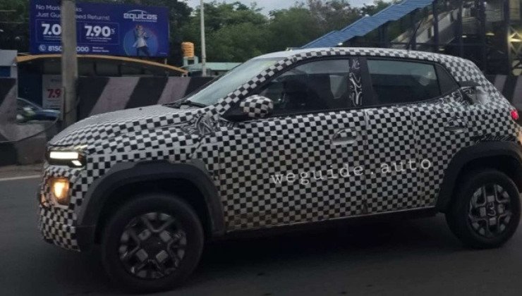 Renault Kwid reestilizado na Índia -  (crédito: Reprodução/We Guide.Auto)