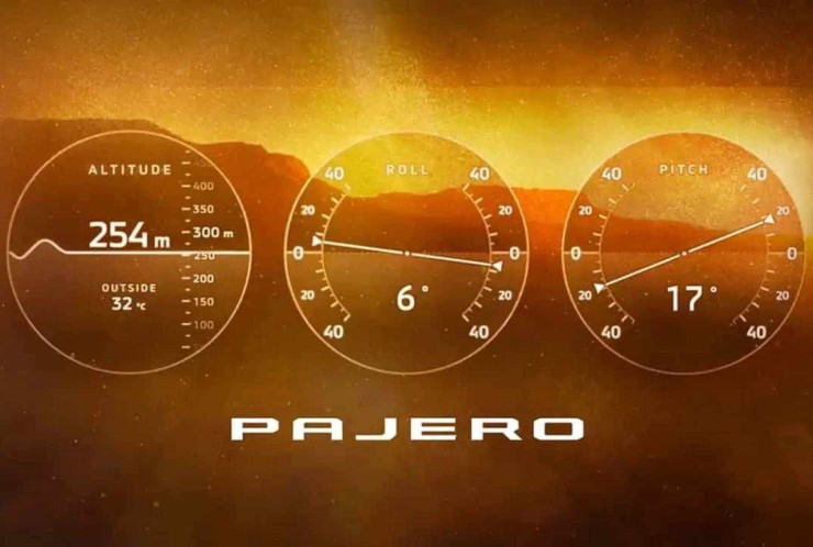 Novo Mitsubishi Pajero resgata painel cl&aacute;ssico em vers&atilde;o digital