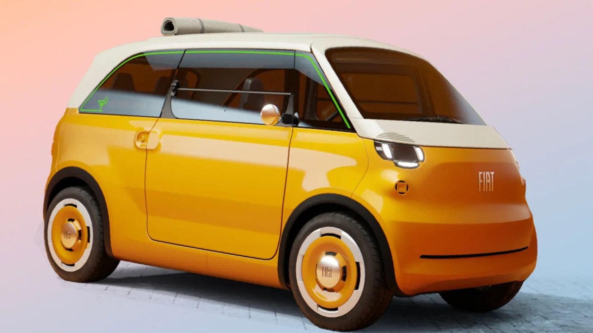 Fiat Multiplina traz visual inspirado no 600 Multipla dos anos 1950