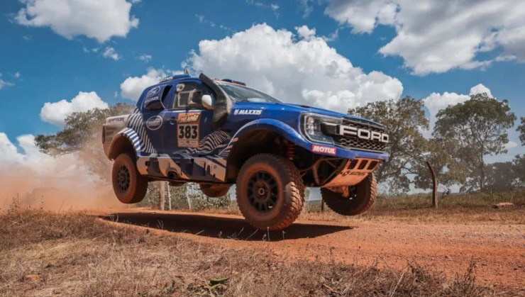 Ranger Raptor de Rally foi o carro de Bia Figueiredo