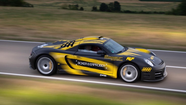 Ruf B8 'Erprober' quer desenvolver novas tecnologias para a tradicional 'preparadora' alemã -  (crédito: Divulgação/Ruf/Hans-Dieter Seufert)