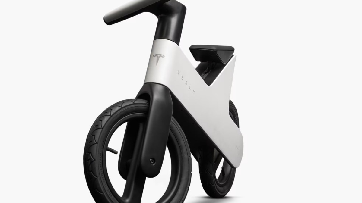 Tesla Balance Bike é movida pela própria criança