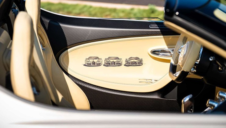 Diversos detalhes mostram a hist&oacute;ria do motor presente em modelos da Bugatti