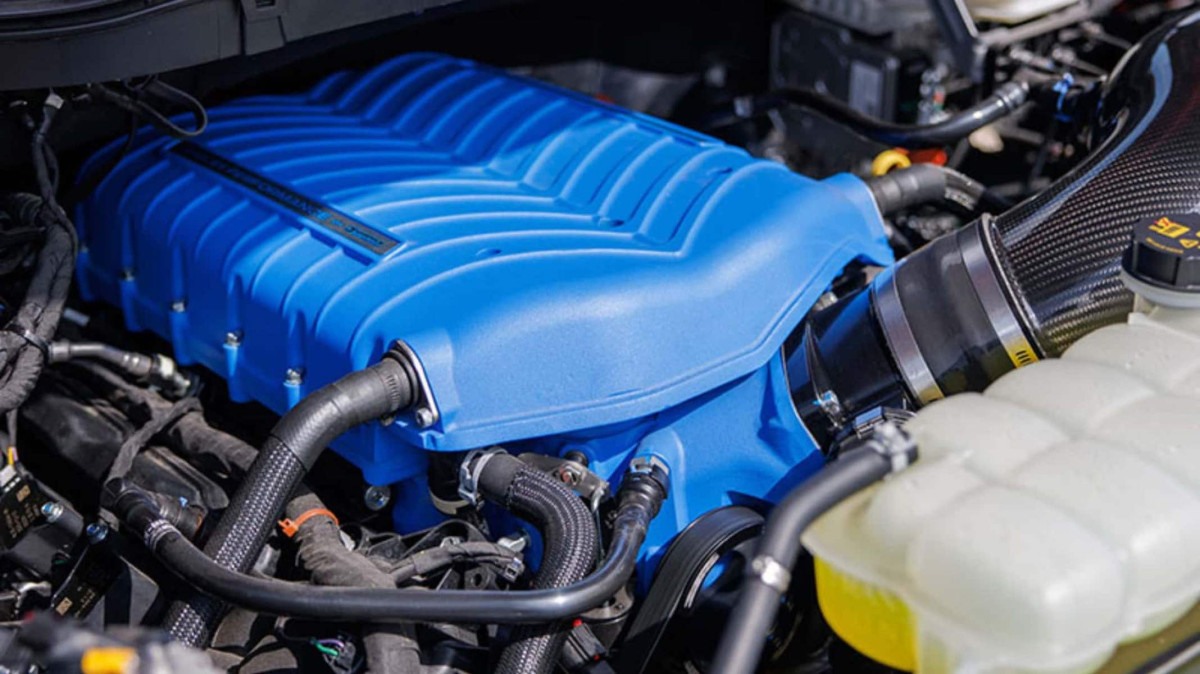 Motor 5.0 V8 da Super Snake, com 810 cv